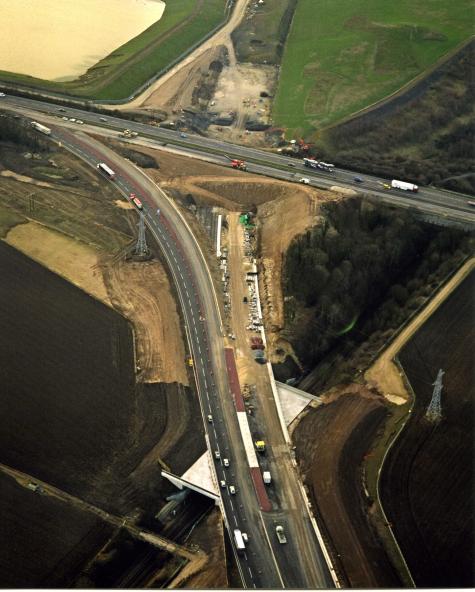 South Bound diversion route open to traffic - North bound still on the old A1M