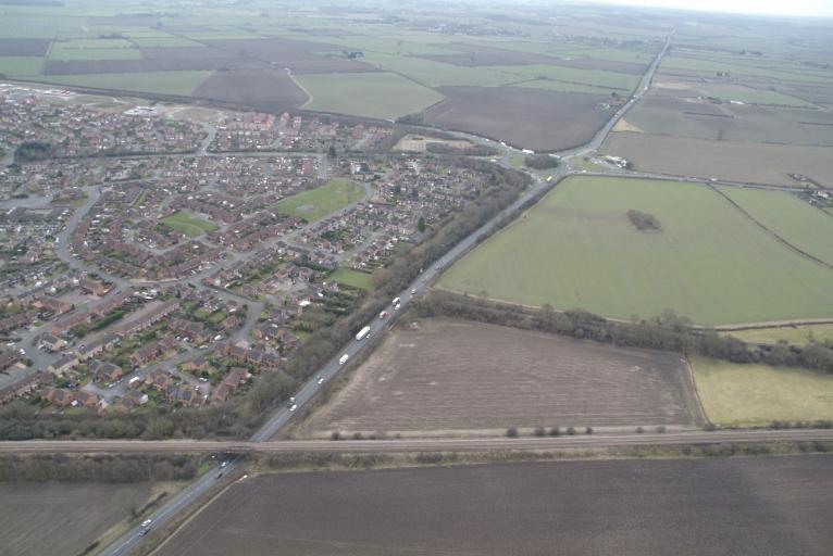 Existing Railway Line running into Bingham