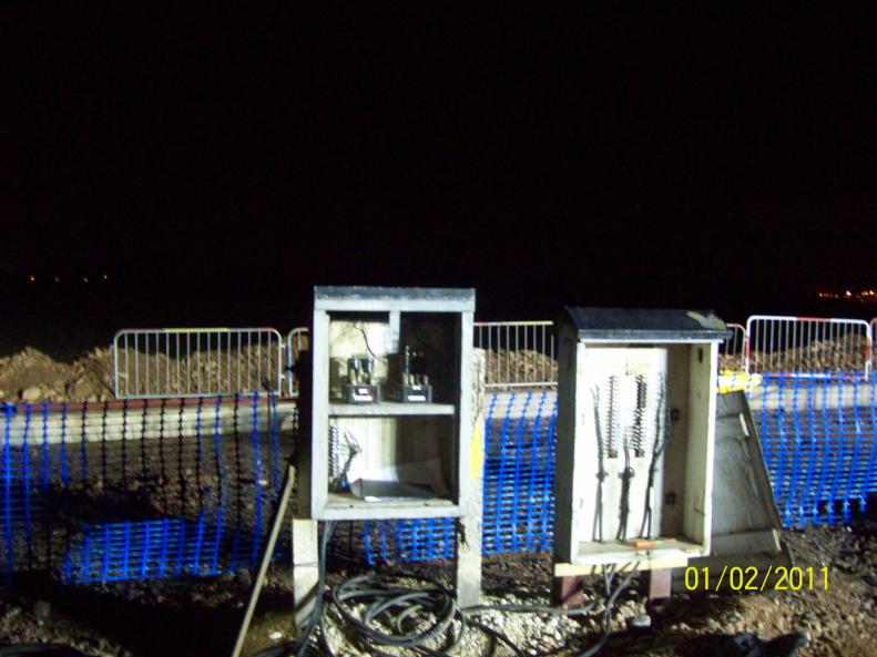 Cable Location Cabinets being switched over to the new boxes.