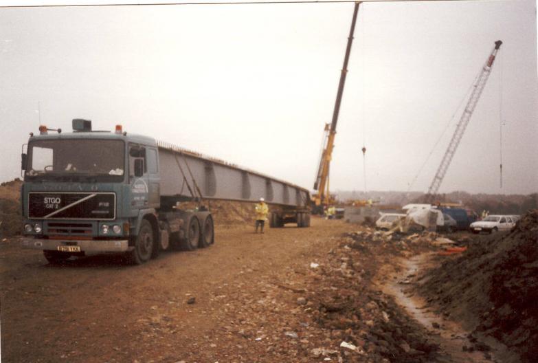 Bridge Beams On site Julia Davis (engineer) for Scale