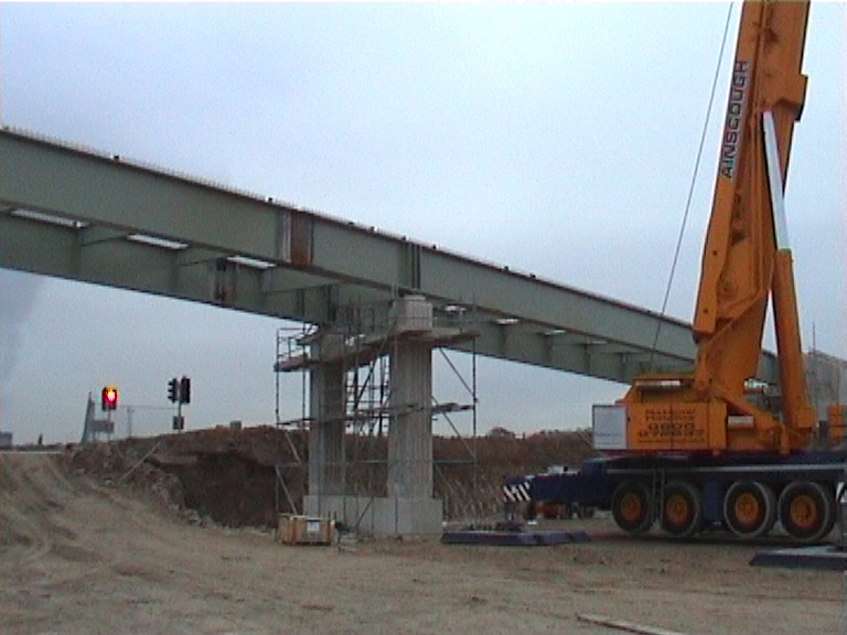 All beams erected and set 