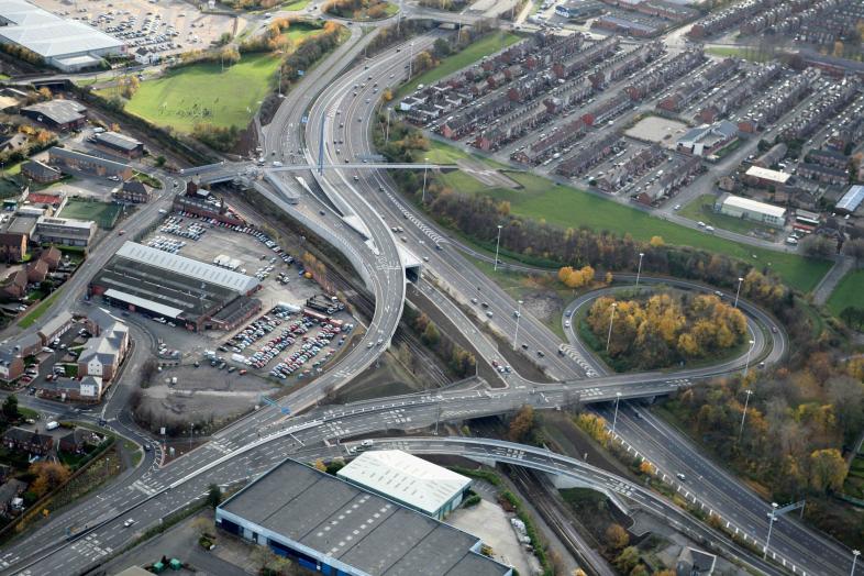 Completed Bridge open with Both lanes running