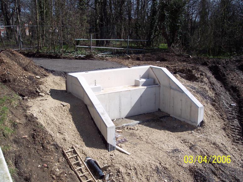 Abutment completed 