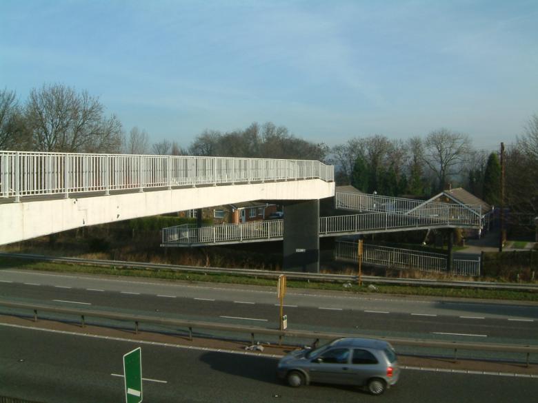 Bridge over the A1