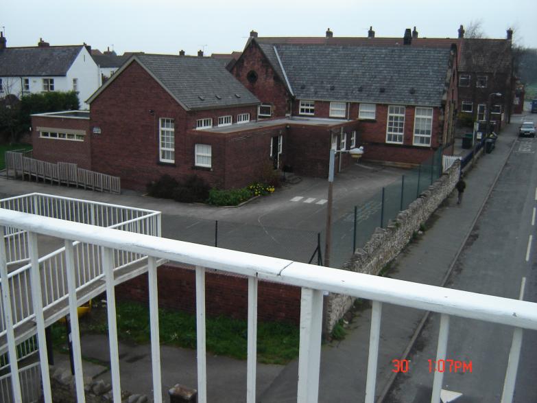 School next to the bridge