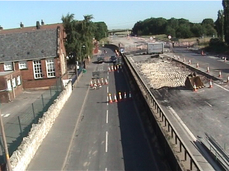 Road closed for access