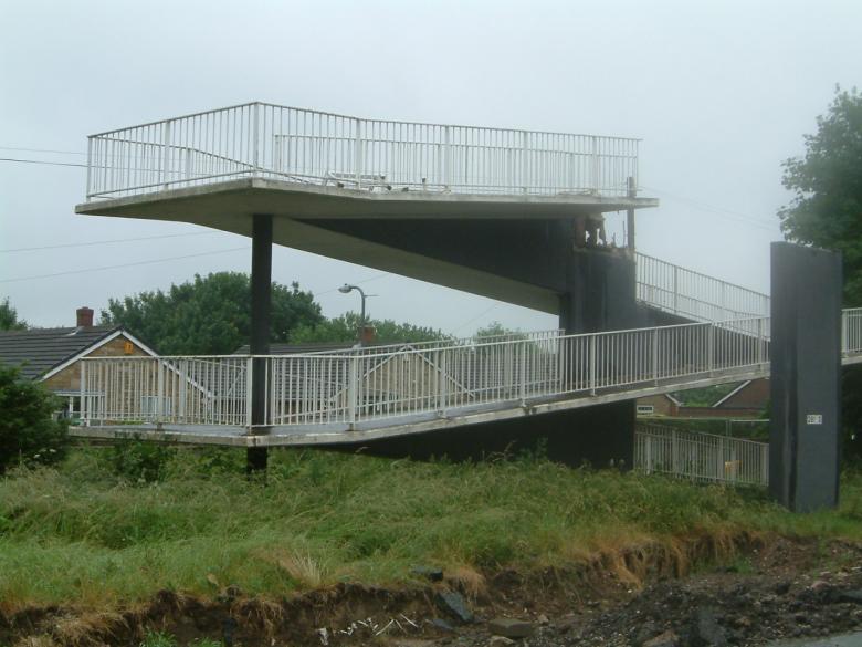 East ramps with side span removed 