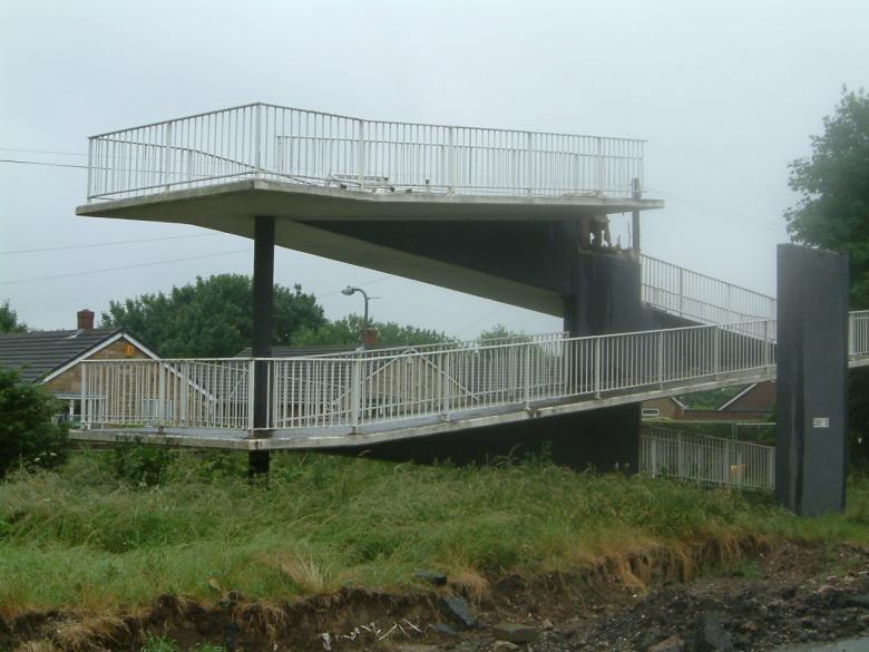 East ramps with side span removed