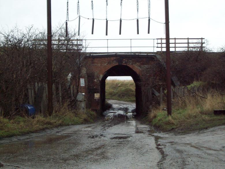 View on the WAG line arch leading to under CTL3