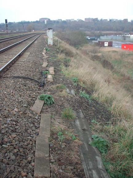 Cable route running over the CTL3 structure.