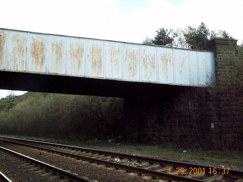 View on the bridge Girders