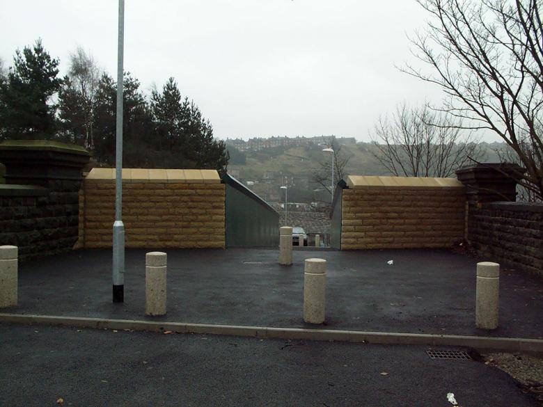 North abutment looking across the bridge.