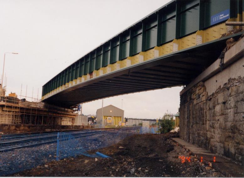 View on the Central girder from the south side.