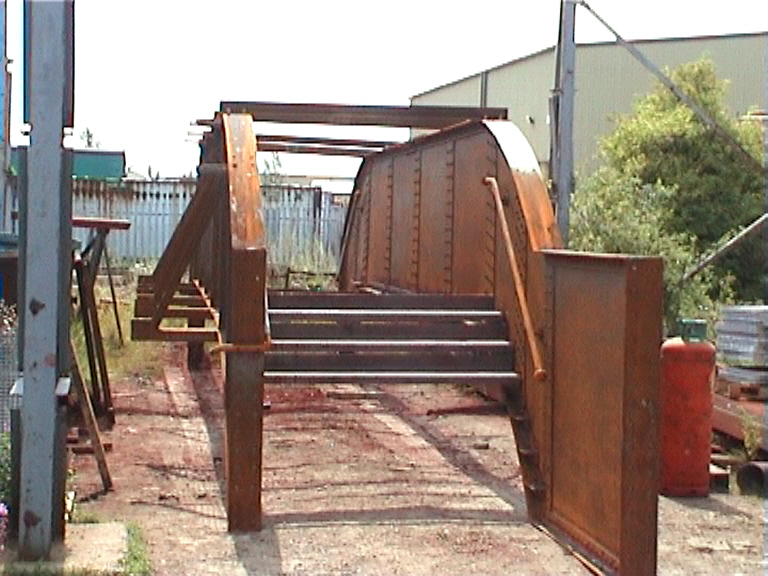 Grit Blasted Bridge deck ready for being repaired 