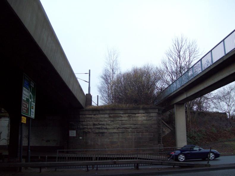 Gap b between Bridge TJC3 -15A and Wellington Road Footbridge