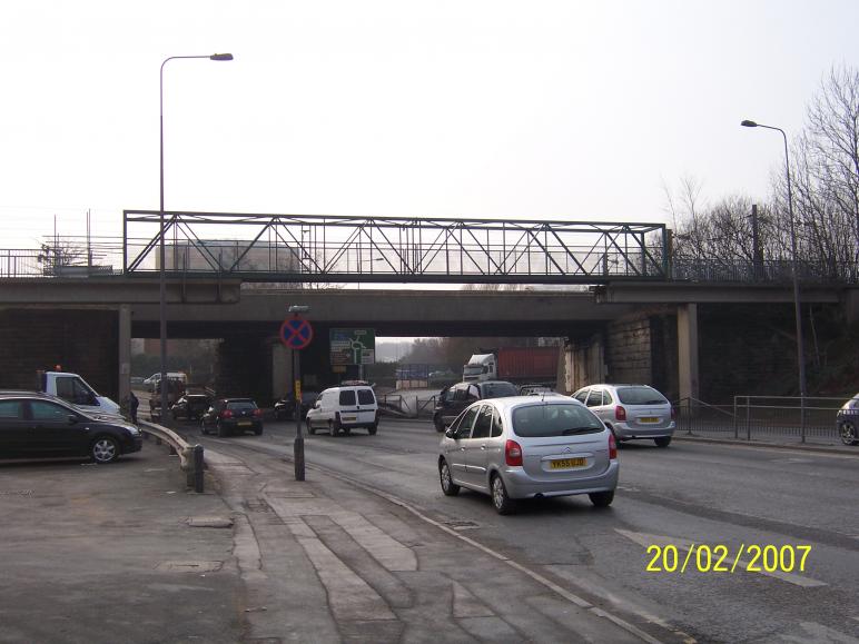 Temporary Footbridge Installed.