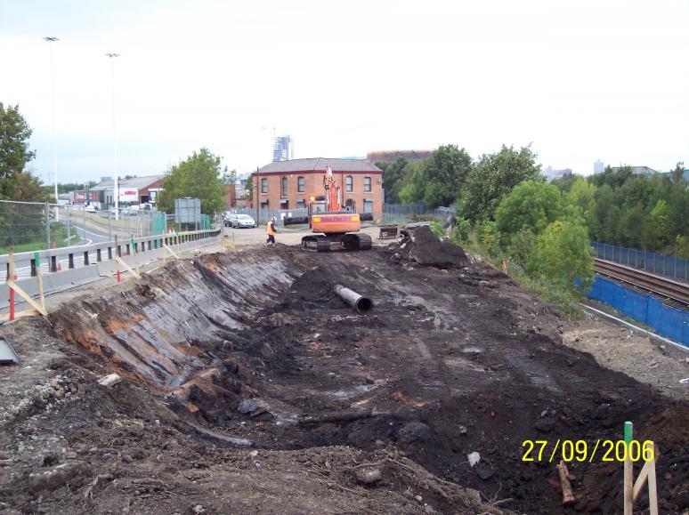 Vario Guard installed and dig started - old gas main in the dig