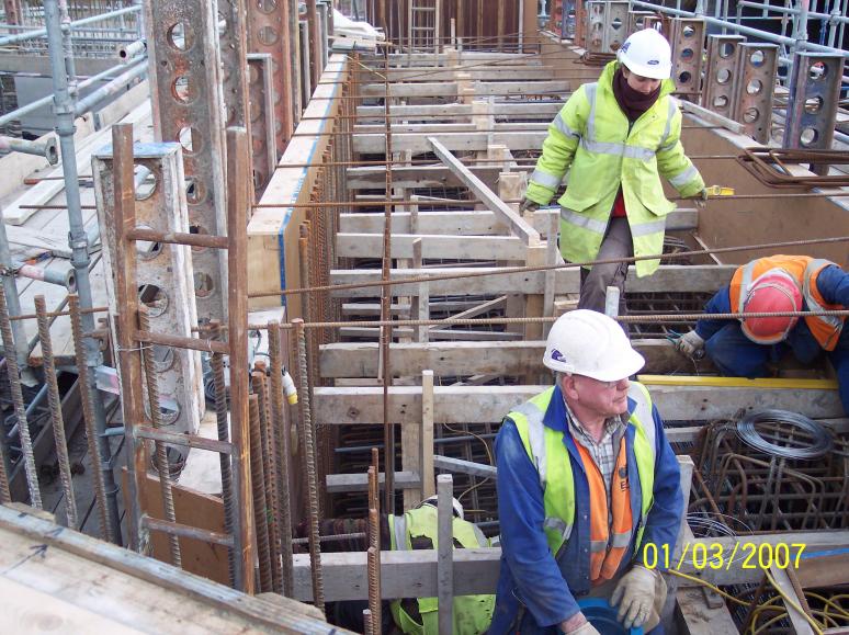 Heidi Simpson Engineer working on the Abutment