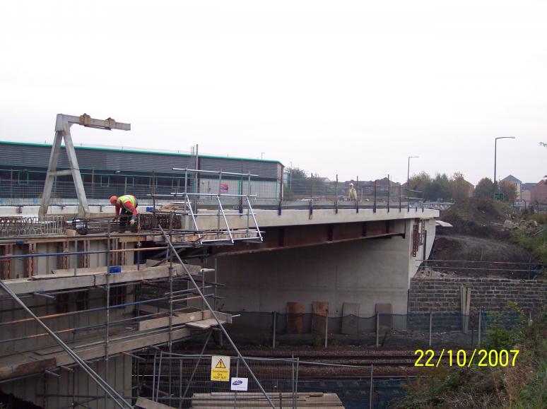 Multiforms removed over the majority of the bridge.