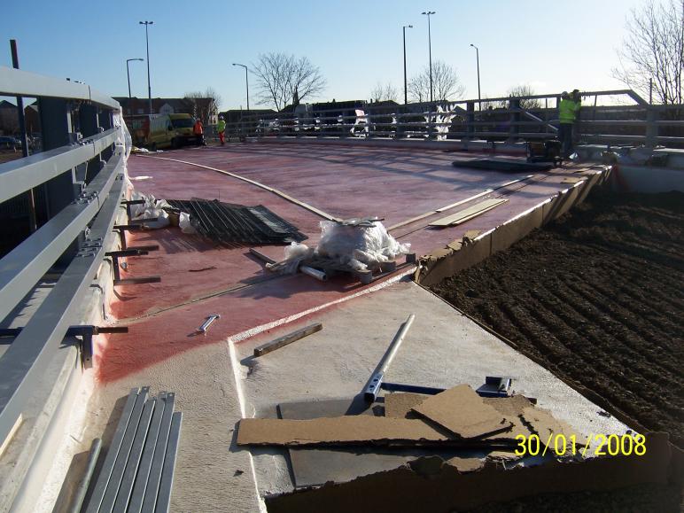 Bridge Deck waterproofed