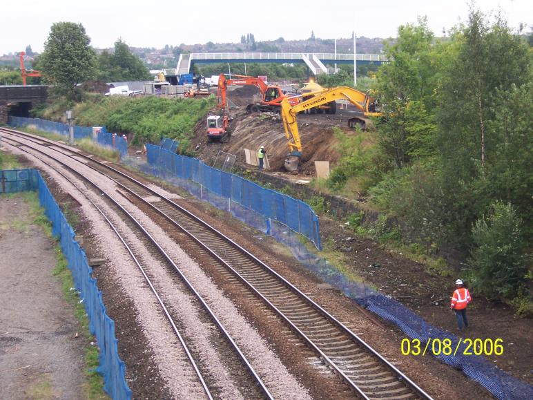 South Abutment Dig in progress