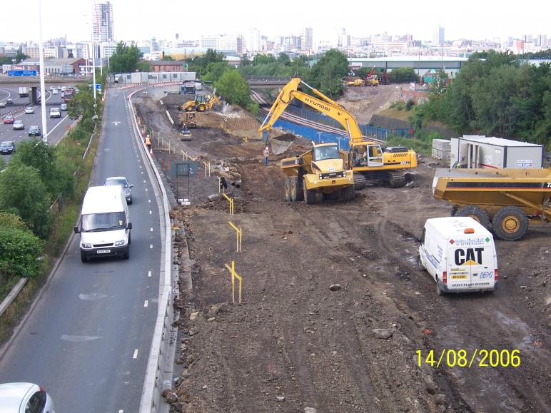 South Abutment Dig in progress