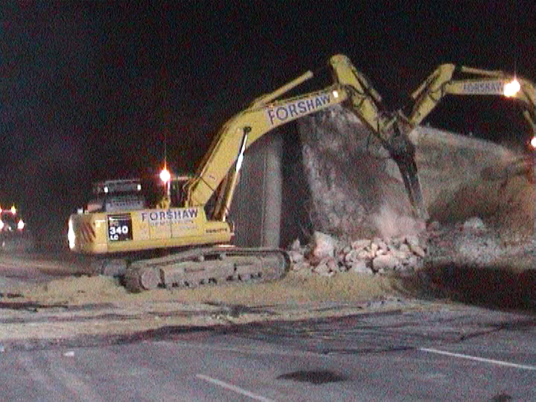 abutment being removed