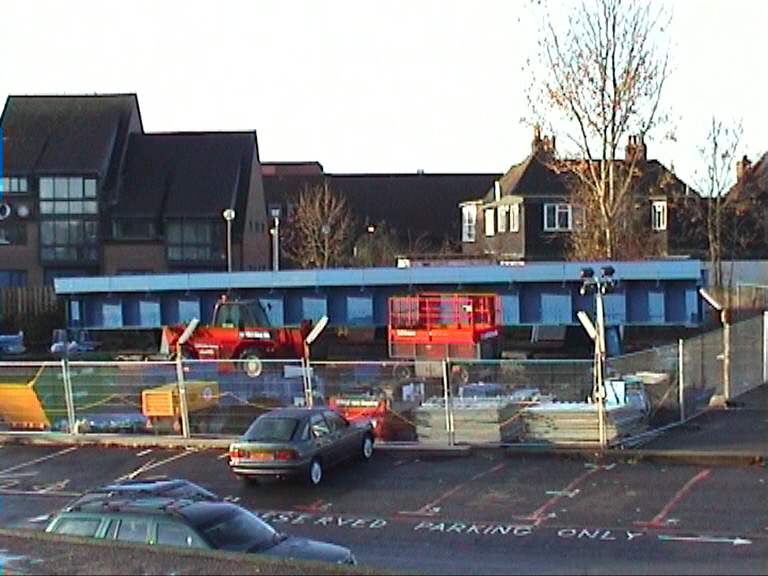 bridge build up in the yard