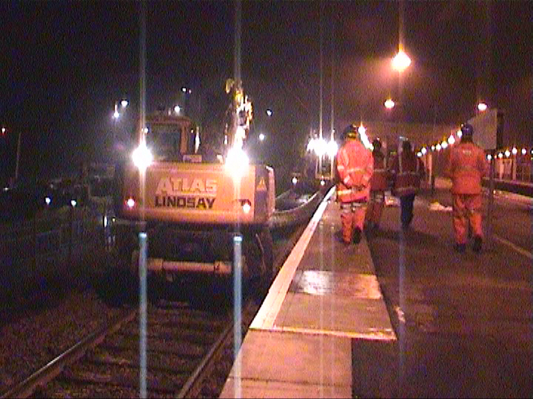 RRV's Moved the track onto the Platform