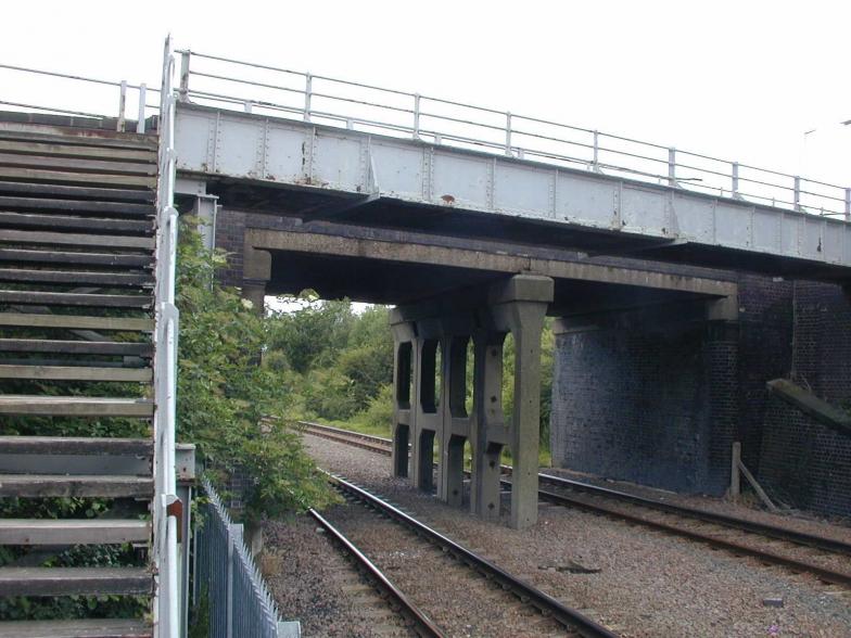 Bridge span over the Railway 