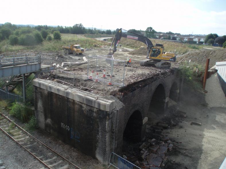 Parapets removed.