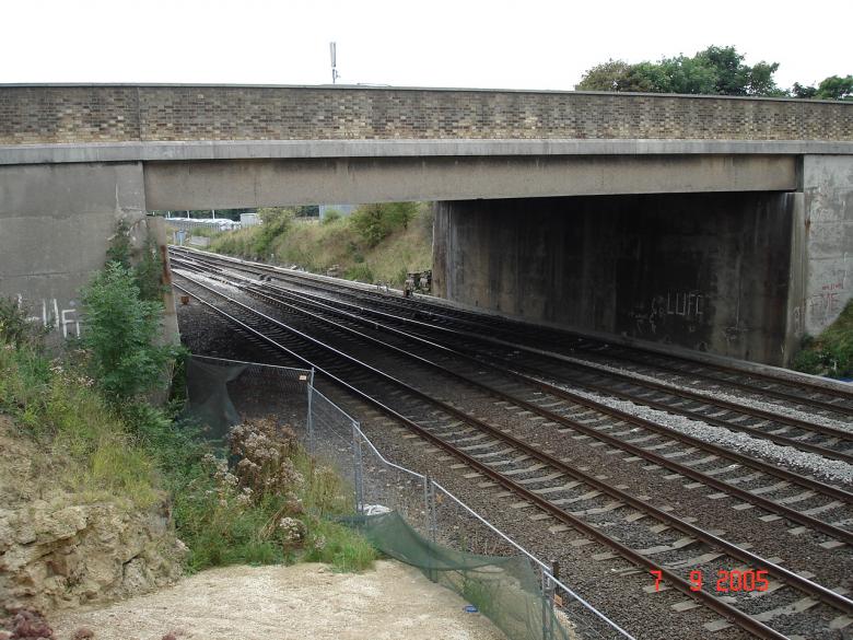 Exising Bridge looking West