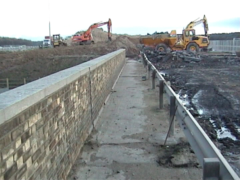 Deck being cleared of tarmac