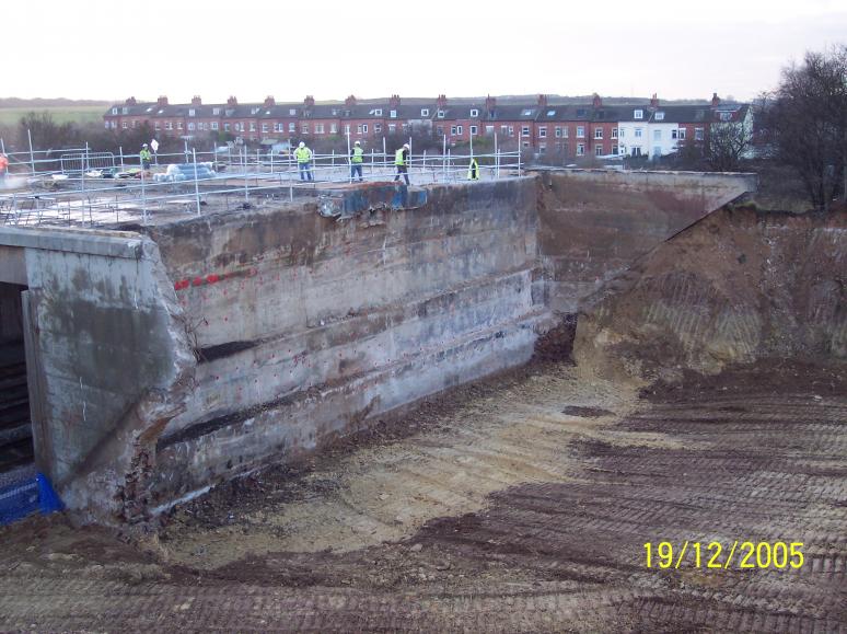 North abutment 