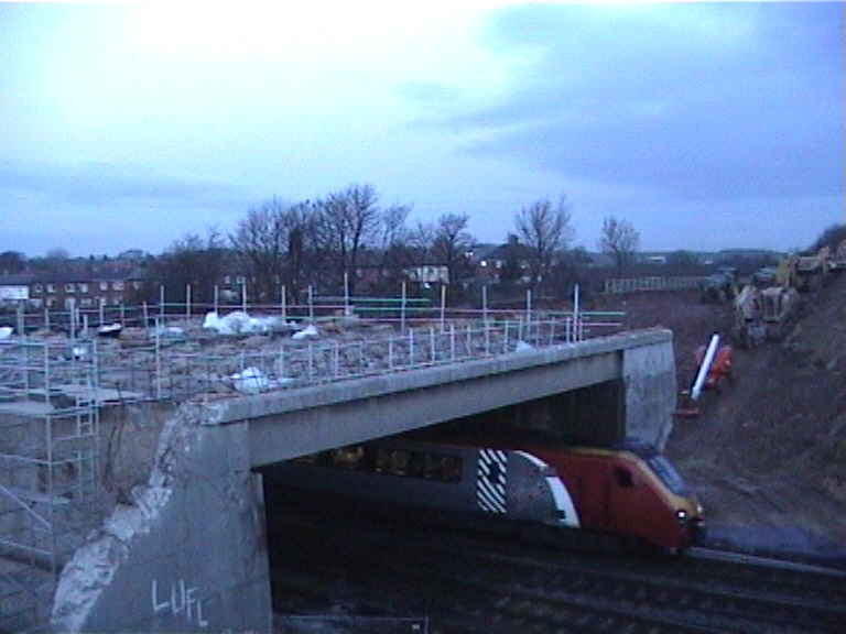 Virgin express under the bridge 