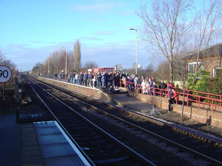 General Public on the platform to watch