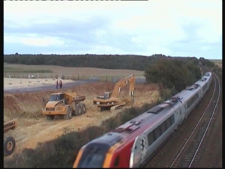 Dig in progress on the North abutment