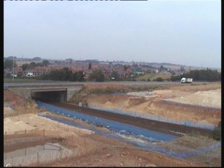 Excavation completed on the North and south abutments