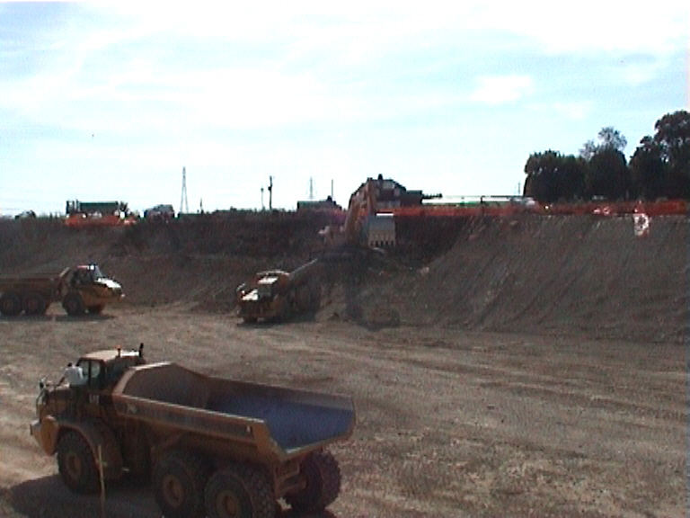 Excavation of the Abutment