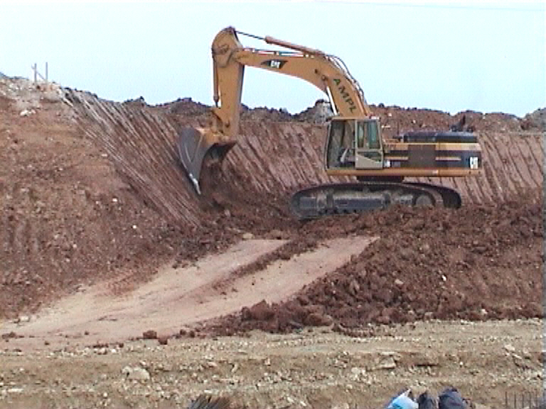 Excavation of the East Abutment