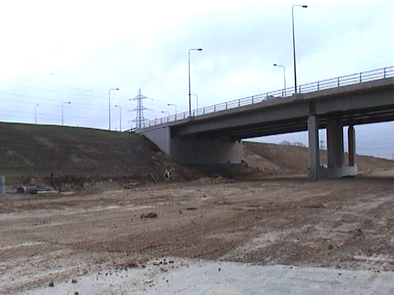 Main bulk dig complete works progressing on the road box